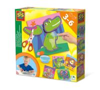 SES Creative 14042 - I Learn to Cut and Pege, tijeras seguras, juego completo pa