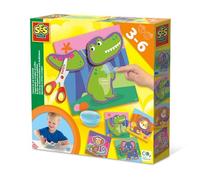 SES Creative Juego completo 14042 I Learn to Cut and Pege – tijeras seguras para niños pequeños