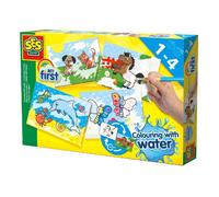 SES Creative - MY First - Colorear con Agua | Libro Mágico Infantil Reutilizable (S14421)