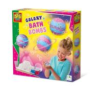SES Creative 14769 - Bombas de baño Galaxy, mezcla de tinte para hacer tus propios colores, colores brillantes, juego completo STEM para niños de 8 años en adelante