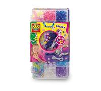 SES Creative 14773 Galaxy Jewelry - Juego de Cuentas para Crear Pulseras y Collares mágicos con temática de Unicornio con Cuentas Que Brillan en la Oscuridad