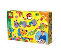 SES Creative-14800 Animales con Cuentas para enhebrar, Multicolor, Youth Large / 11-13 (14800)