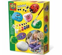 SES Creative 14818 Children's Rock Painting Kit, 6 Colours, fo (Importación USA)