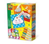 SES Creative-14896 14896 Estampado con marcadores, Color Mixto
