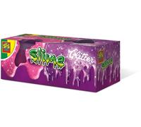 SES Creative- Slime - Brillantina 2x120gr, Color Pink/Lila (15003)