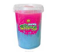 SES Creative 15021 Mármol Slime-Azul y Rosa 200gr