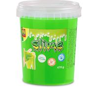 SES Creative 15031 - Slimo Verde neón en Vaso de 470 g - Juguete - Jugar con Limo - para niños a Partir de 3 años