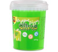 SES Creative 15031 - Slimo Verde neón en Vaso de 470 g - Juguete - Jugar con Limo - para niños a Partir de 3 años