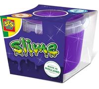 SES Creative 15044 Lila Slime en Vaso de 140 g, Juguete para Jugar con Baba, Fabricado en Europa, para niños a Partir de 3 años