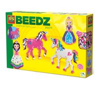 SES Creative 6216 Unicorns and Princesses Beedz Iron-On Beads, (Importación USA)