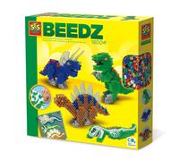 SES Creative 6262 Dinosaur Iron on beads-Dinos, Multicolor, Small