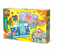SES Creative – Aprendo a pegar y a reconocer formas – Multicolor (14632)