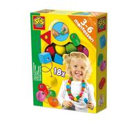 SES Creative - Aprendo a Enhebrar Perlas | Juego Educativo Infantil de Motricidad | 3 a 13 años (S14808)
