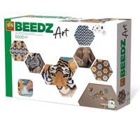 SES Creative Beedz Art - Tejidos hexagonales Safari
