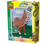 SES Creative- Caballo para Bordar para niños SES, Multicolor (00867)