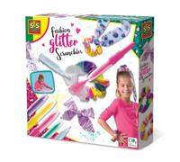 SES Creative- Coleteros para Pintar con Purpurina Moderno Manualidades para el Pelo, Multicolor, Small (14140)