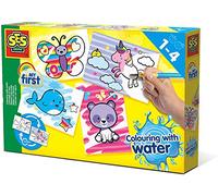 SES Creative - Colorear con Agua - Animales Fantásticos | Libro Infantil Mágico Reutilizable (S14454)