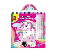 SES Creative Cuaderno de actividades 3 en 1 para colorear con brillantina