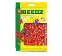 SES Creative - Cuentas para Planchar, Color Rojo (00702)