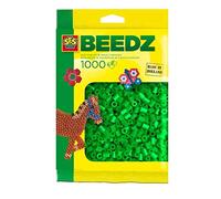 SES Creative - Cuentas para Planchar, Color Verde (00703)