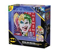 SES Creative- DC Batman - Mezcla de Colores de Cuentas para Planchar Joker y Harley Quinn (09363)