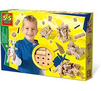 SES Creative - Estuche de Juegos de carpintería, Multicolor (00945)