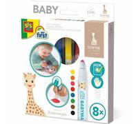 Ses Creative Fieltros para bebés Sophie la Girafa - Super Lavable - Des 12 meses - Rotuladores para Niños Mixto
