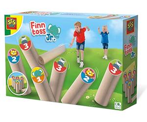 SES Creative- Finntoss Jr. -Juego Infantil de Bolos Finlandeses (2296)