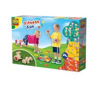Ses Creative - Fitness y Placer - Ejercicios de Fuerza, Equilibrio y Movimiento - Ejercicios de Gimnasia - con pesas y paralelos - Juego Activo al Aire Libre
