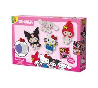 SES Creative Hello Kitty and Friends - Juego de cuentas para planchar, juego de manualidades, sin PVC, fabricado en Holanda, para niñas a partir de 5 años, varios colores, 2100 cuentas para planchar