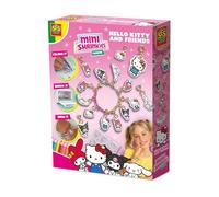 SES Creative Hello Kitty and Friends - Pulseras para hacer tú mismo | Mini Shrinkies | Juego de película retráctil | Fabricado en Holanda | para niñas a partir de 5 años | Película retráctil impresa