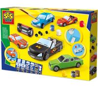 Ses Creative Kit para Moldear y Pintar Coches de Yeso para Hacer Autos que Ruedan