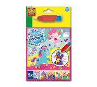 SES Creative- Libro para Colorear (Cepillo de Agua-Fantasía) (00133)