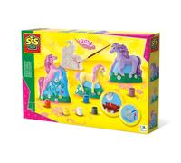 SES Creative - Moldear y Pintar 3 Caballos | Juego Infantil de Manualidades | 5 a 13 años (S01356)