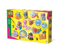 SES Creative – Kit infantil Moldea y Pinta Gatos y Perros – 5-13 años – Multicolor