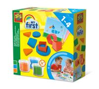 SES Creative- My First-Knete mit Ausstechförmchen Plastilina con cortadores, Multicolor (14433)