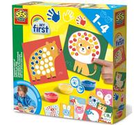 SES Creative - MY FIRST - Set de Arte con Pintura de Dedos | Manualidades Creativas y Educativas para Niños (S14481)