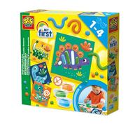 SES Creative- My First - Tarjetas para amasar Dinosaurios (14409)