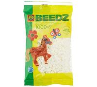 SES Creative-Paquete de 1000 Cuentas para Planchar de Color Blanco para niños SES, Large (00700)