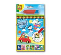 SES Creative- Pintar Libro para Colorear con lápiz de Agua-Viajes (02341)