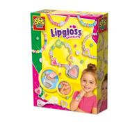 SES Creative - Pulseras - Juego de manualidades para niños - Pulsera de la amistad - Hacer pulseras tú mismo - Con accesorios de brillo de labios - A partir de 6 años