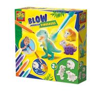 SES Creative - Rotuladores de Aerografía con Dinosaurios x3 | Set Creativo Infantil (S14295)
