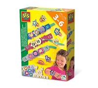 SES Creative- Sencillos Anillos y Pulseras de Brillantina (14028)