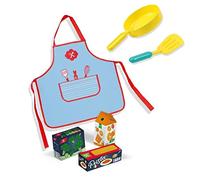SES Creative- Set de Disfraz de Chef, Multicolor, M (18003)