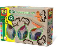 SES Creative- Set Eco Plastilina ecológica, Multicolor (24919) Eco Dough Mega