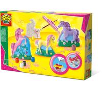 SES Creative - Moldear y Pintar 3 Caballos | Juego Infantil de Manualidades | 5 a 13 años (S01356)