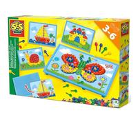 SES Creative – Tablero de mosaico con tarjetas 14898 – colores surtidos