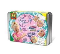 Tatuaggi glamour 3 in 1 - SES CREATIVE - Multicolor - Bianco - Per bambini dai 5 mesi