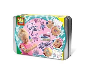 SES Creative- Tatuajes con glamur 3 en 1, Color Various (14155)