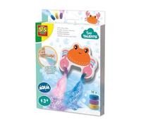 SES Creative - Tiny Talents - Pastillas de baño 18 unidades Mezcla de colores Cangrejo - Juguetes de baño - Bombas de baño para niños - Colores de baño - Probado cosméticamente - A partir de 3 años
